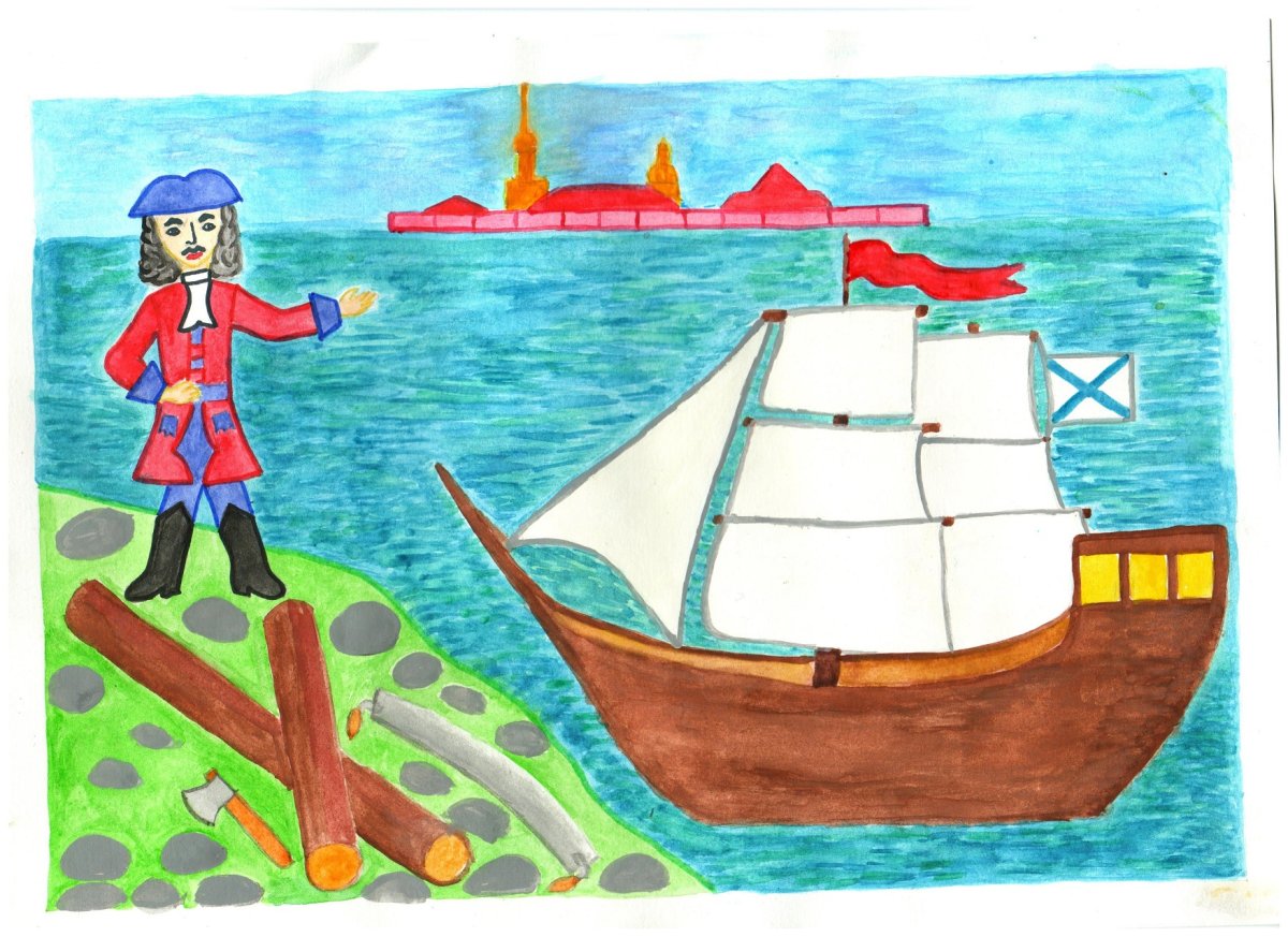 Детские рисунки Петра 1