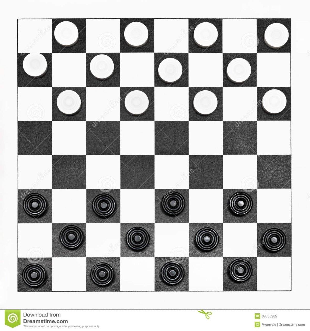 Шашки расстановка 8x8