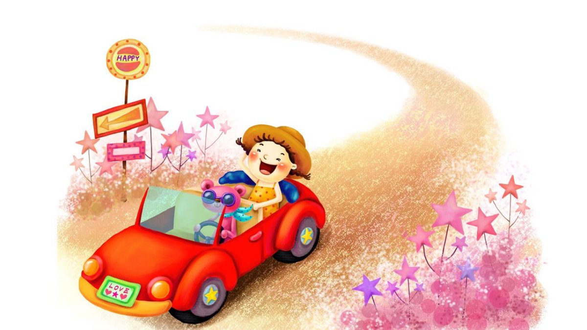 Водитель автобуса мультяшный