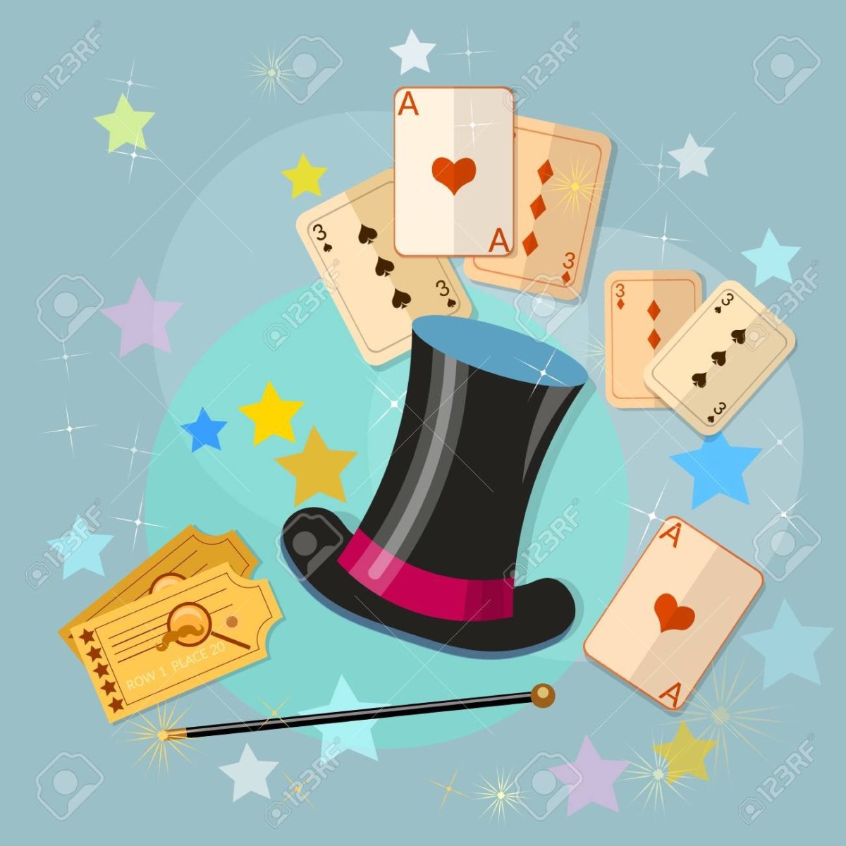 Атрибуты фокусника