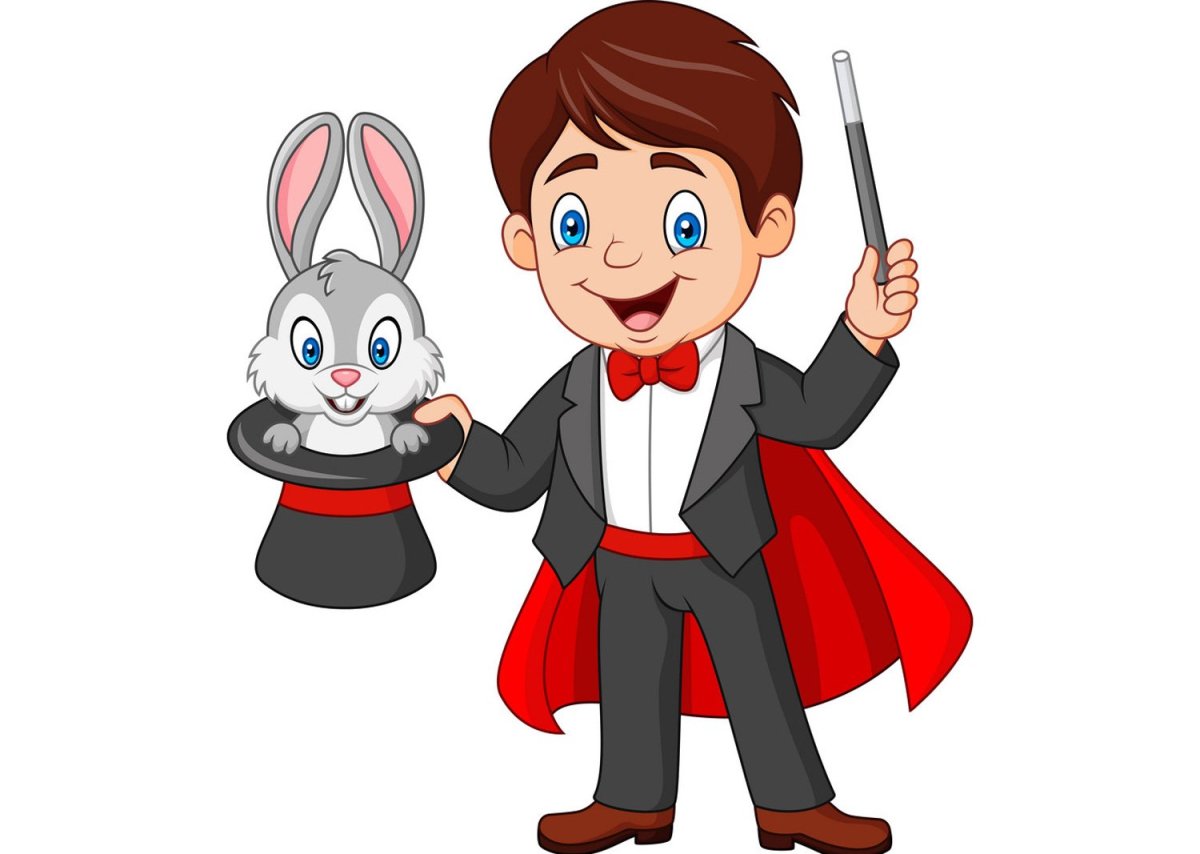 Фокусник мультяшный