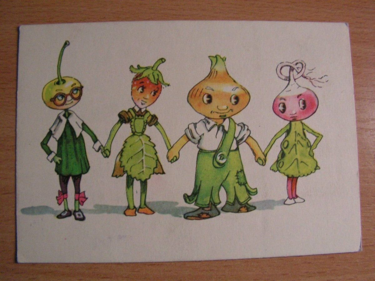 Сказочный герой Чиполлино рисунок