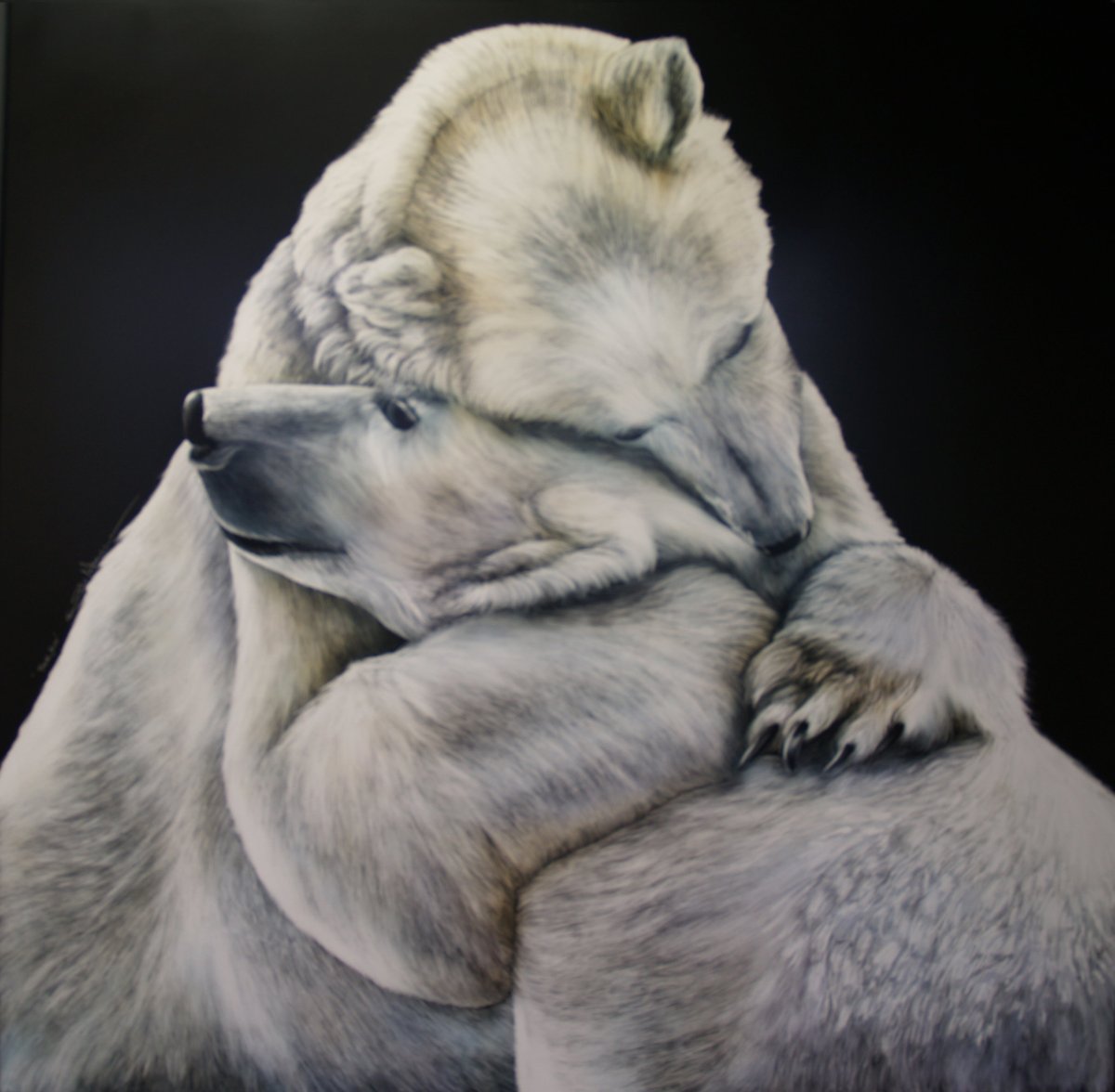 Медведи обнимаются