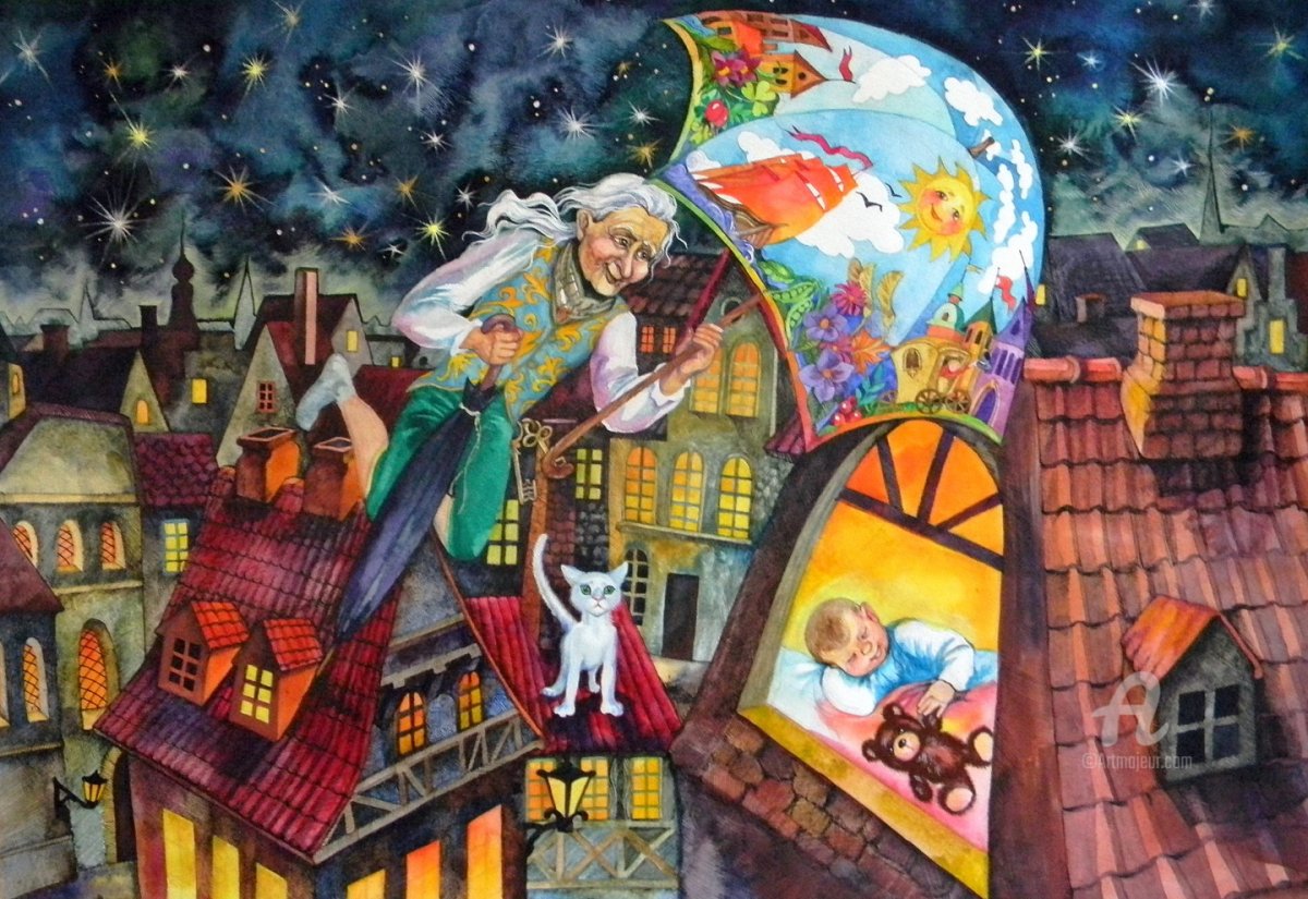 Г. Х. Андерсен сказки Оле Лукойе