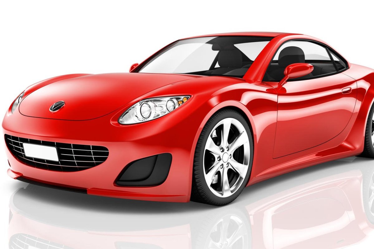 Машина сбоку флэт