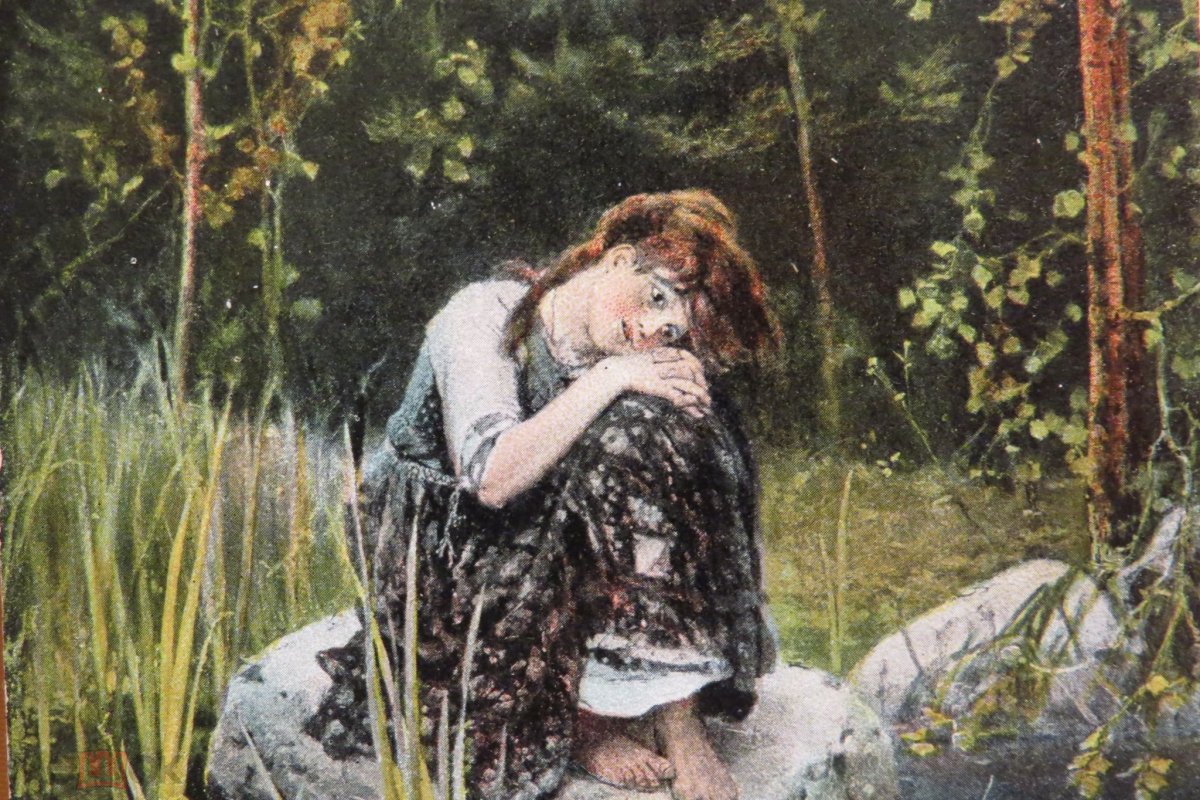 Картина алёнушка на Камне