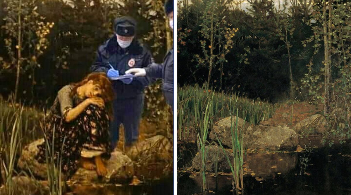 Аленушка у реки