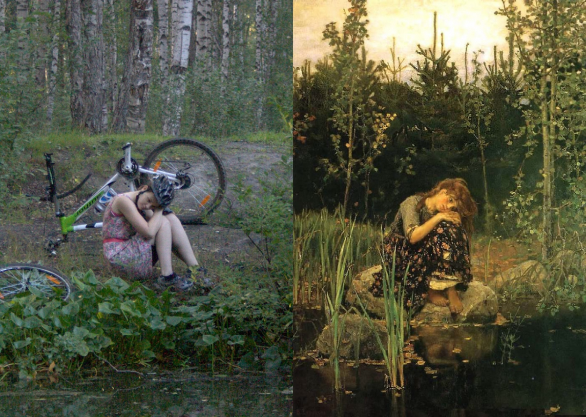 Васнецов алёнушка картина