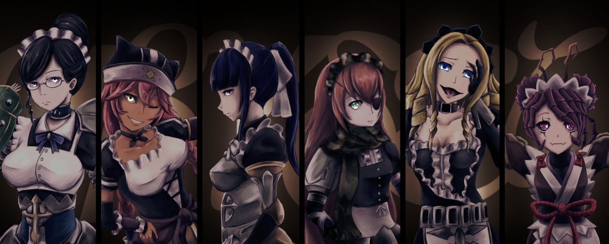 Оверлорд аниме горничные Дельта