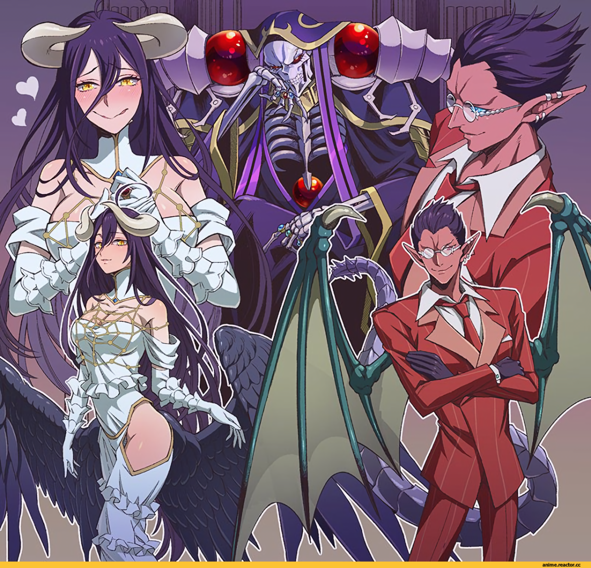 Оверлорд Демиург и альбедо