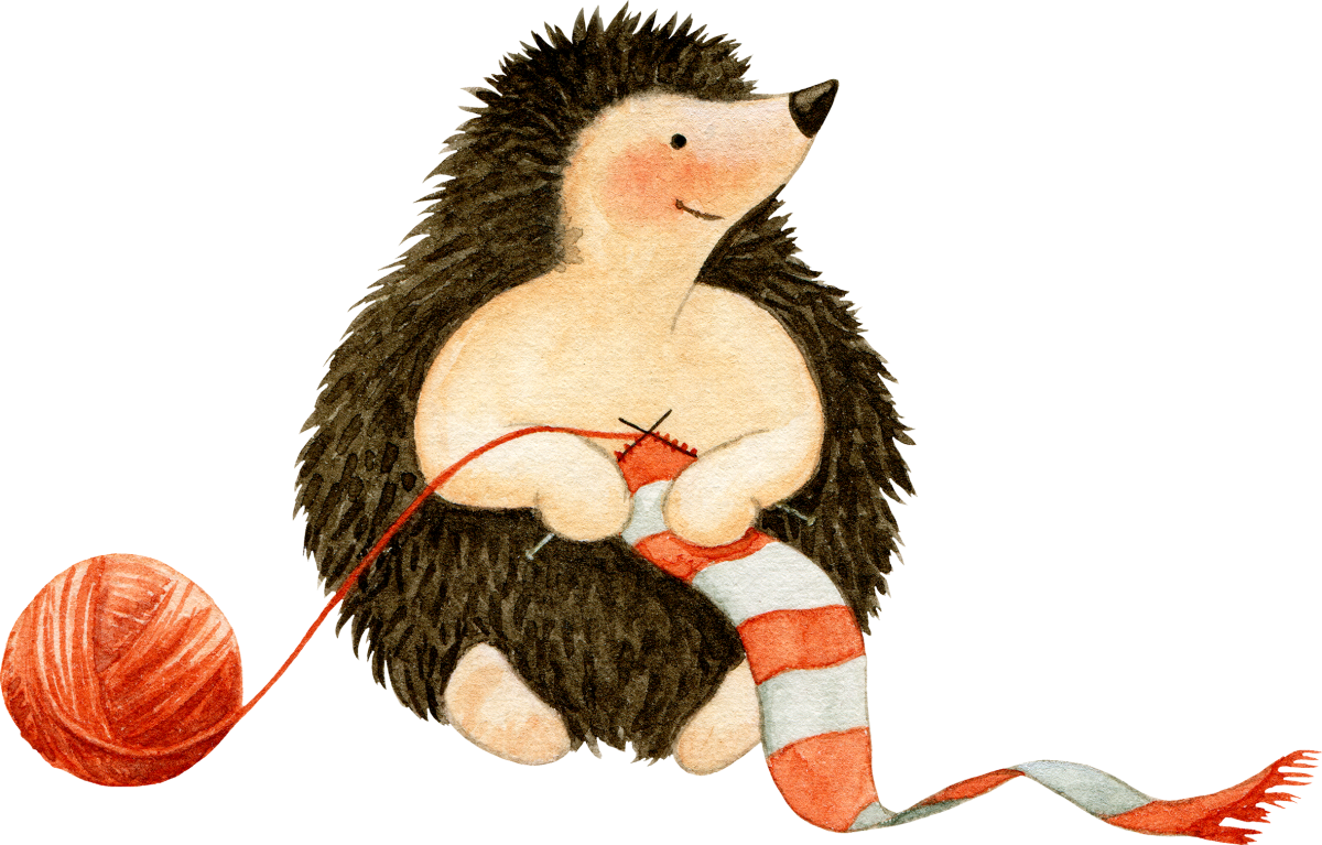 Еж в клубке