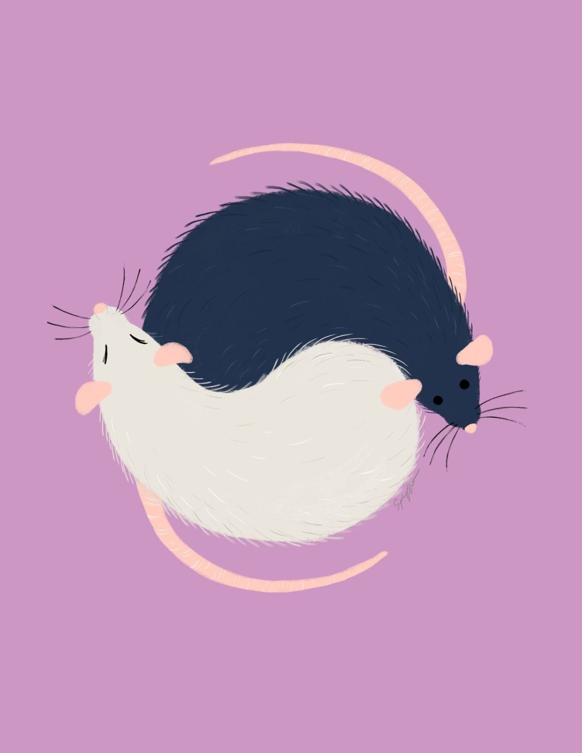 Стилизованная мышка