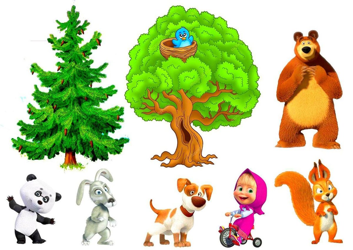 Дкревтя ищ медведя и Маши