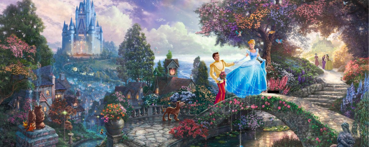 Томас Кинкейд Белоснежка и семь гномов в высоком качестве