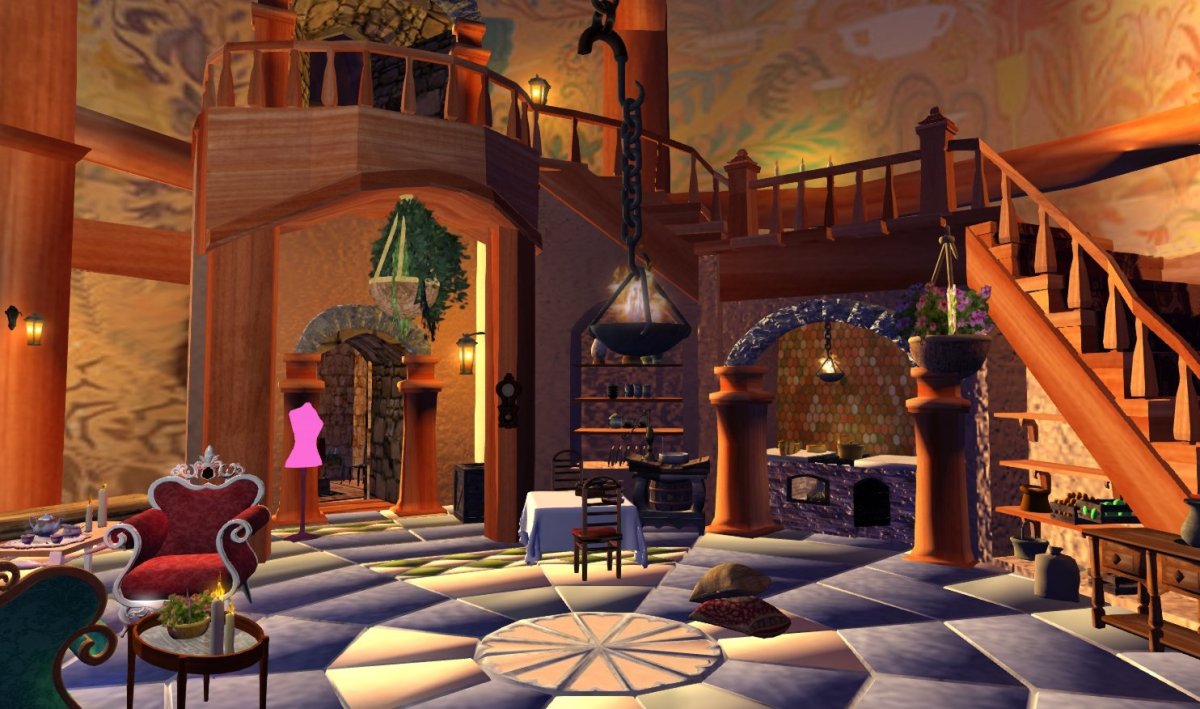 Башня Рапунцель изнутри