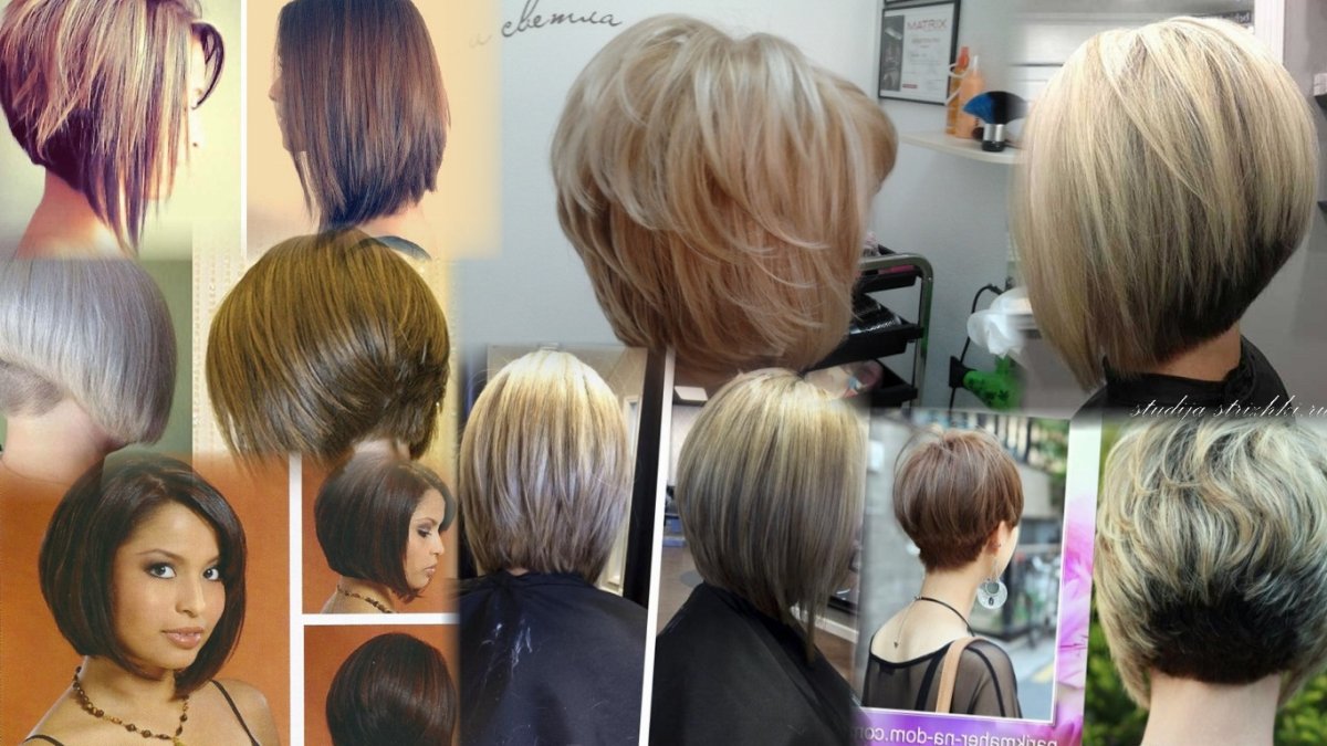 Стрижка Боб с градуированным затылком