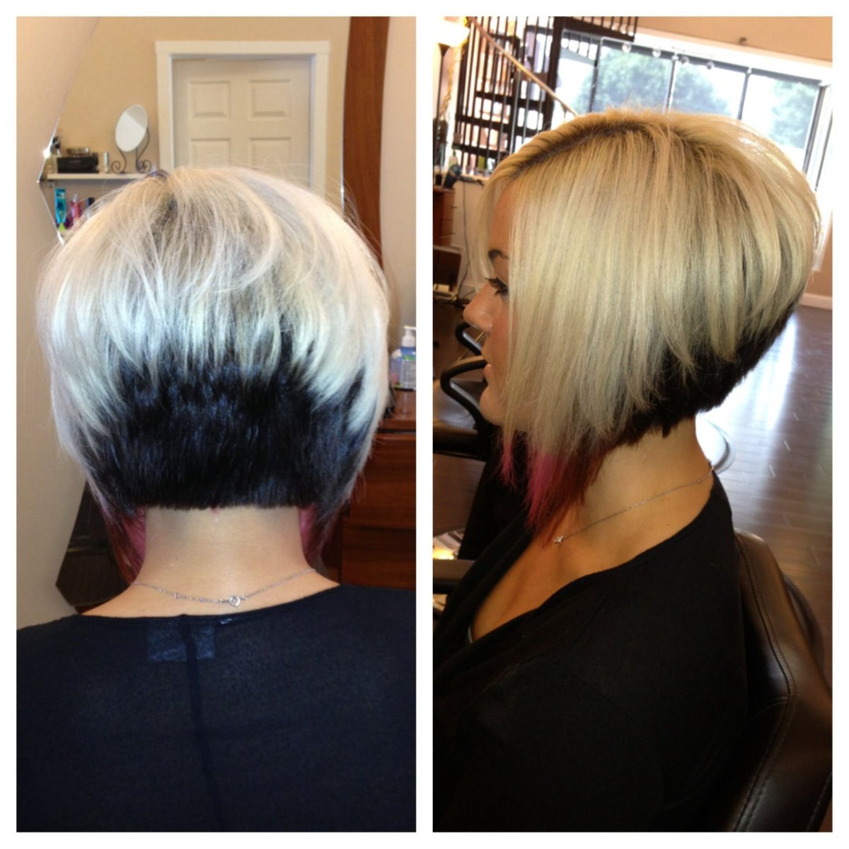 Прическа Боб каре вид сзади