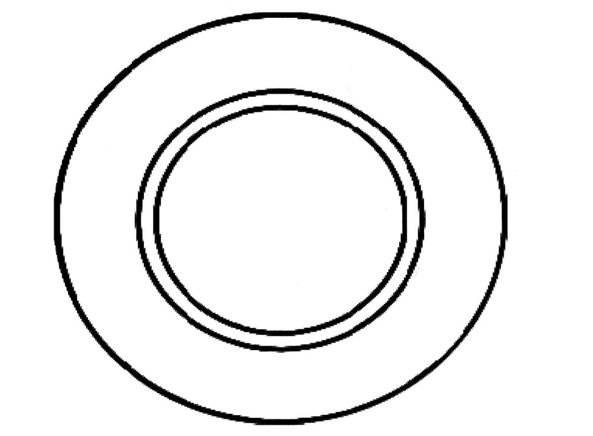 Миска карандашом