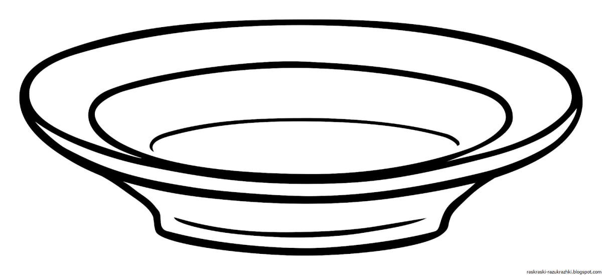 Блюдце для раскрашивания