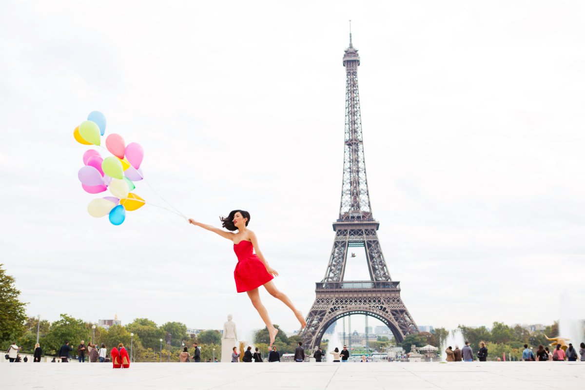 Открытка в стиле Париж