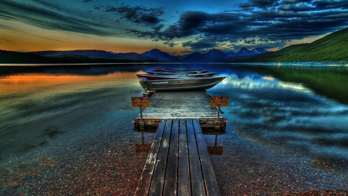 Красивый причал