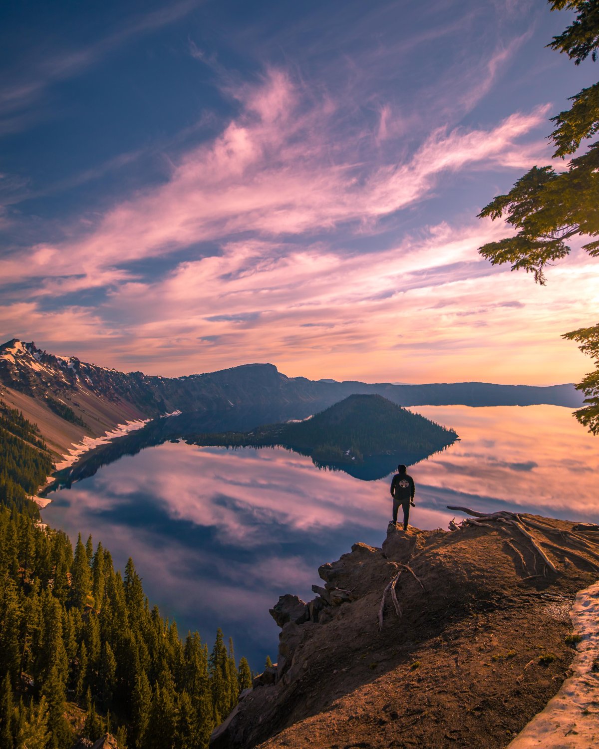 Красивый вид на горы