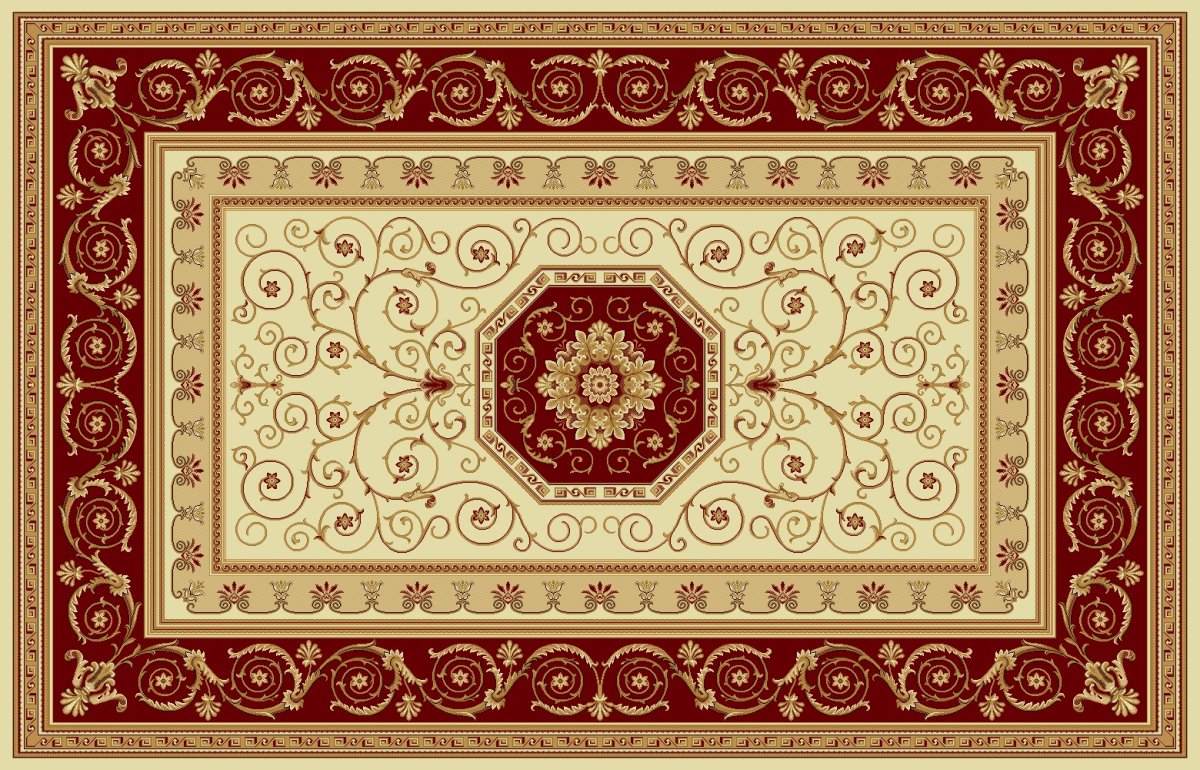 Ковер floare-Carpet шерстяной floare ellada 172-1659 квадрат