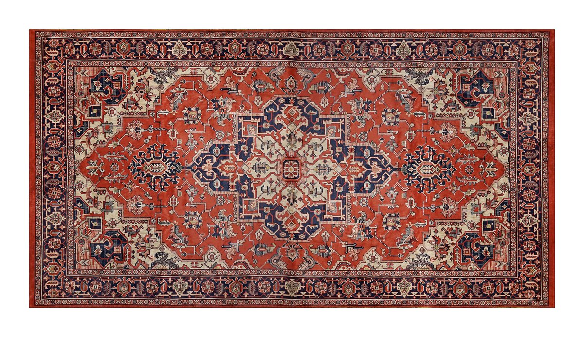 Ковер на белом фоне