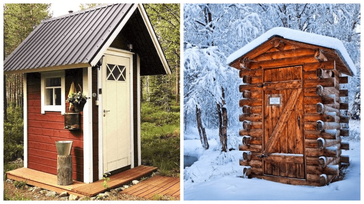 Туалет дачный