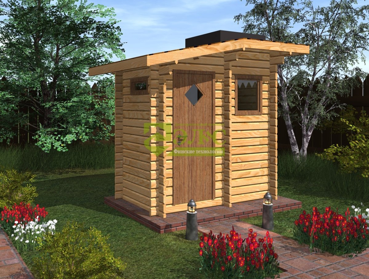 Туалет с душем для дачи