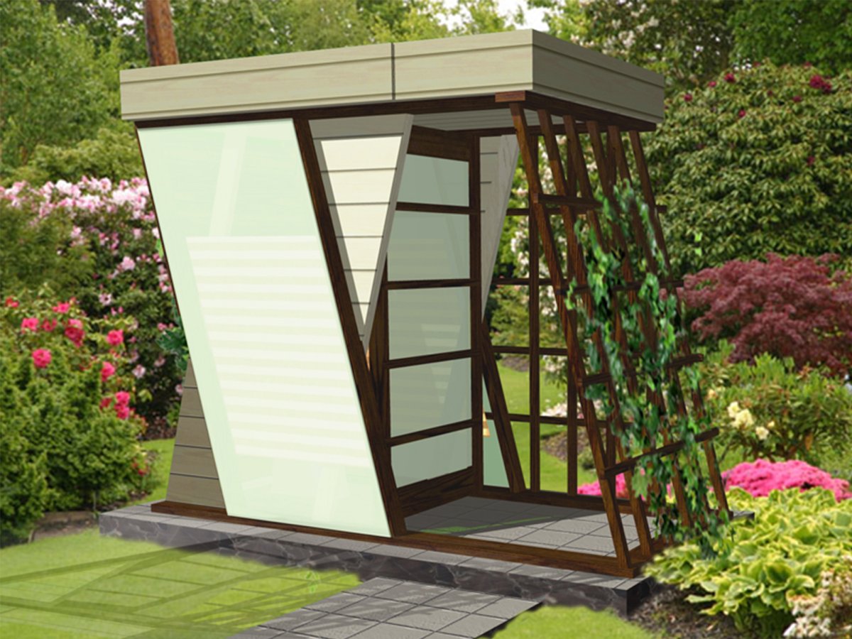 Современный дачный туалет