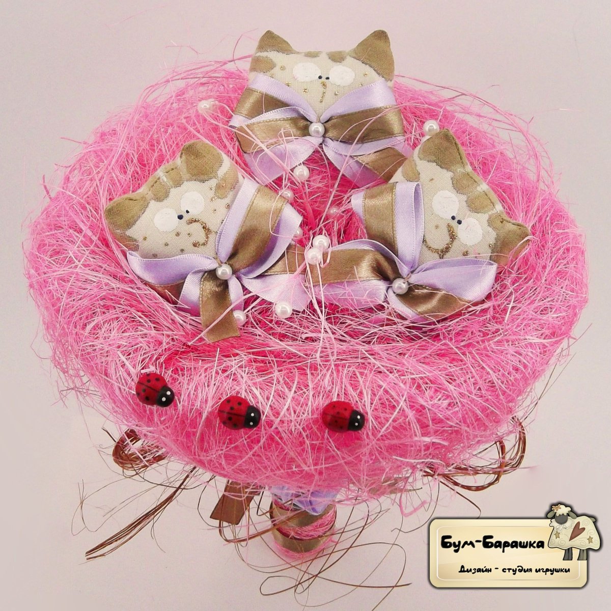 Букет из котов