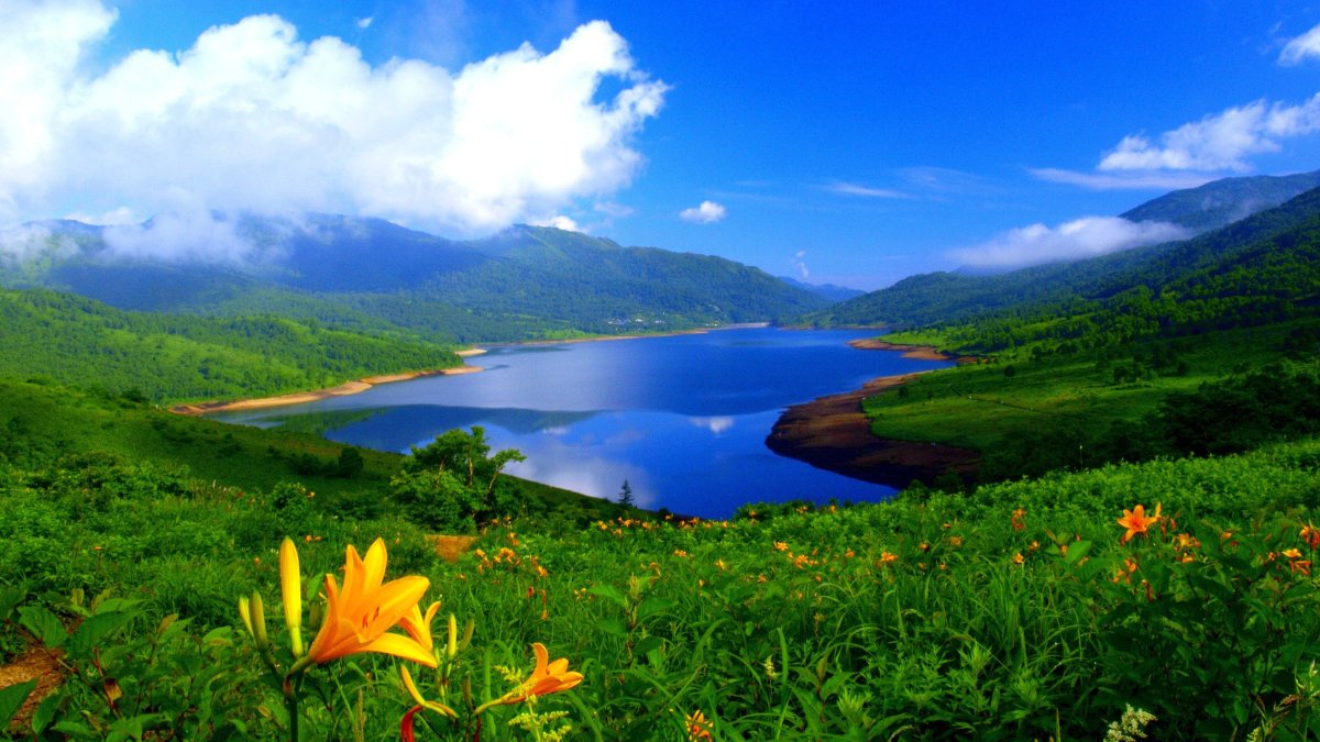 Закат в горах