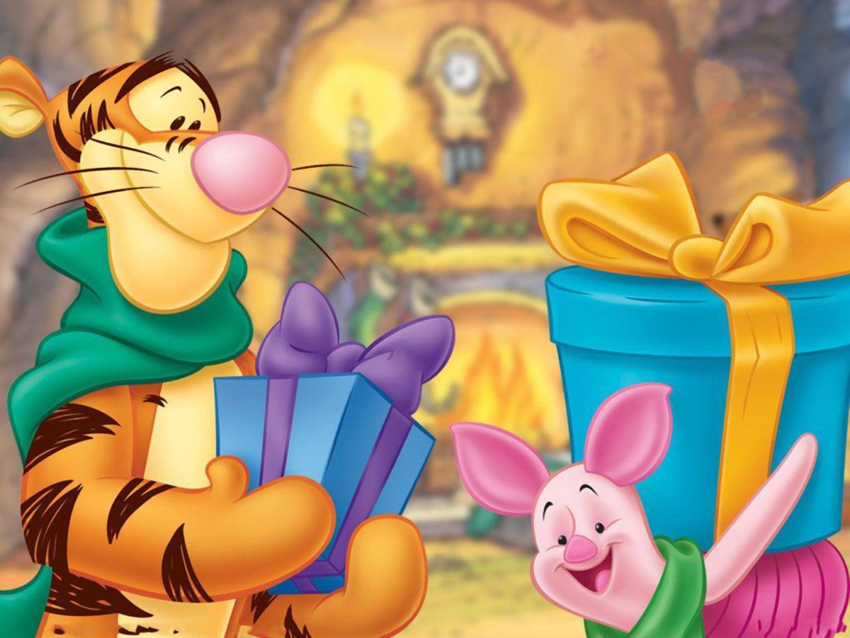 Винни Диснея день рождения