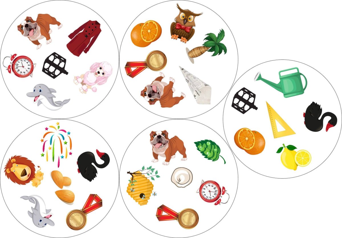 Игра Доббль на автоматизацию звука р