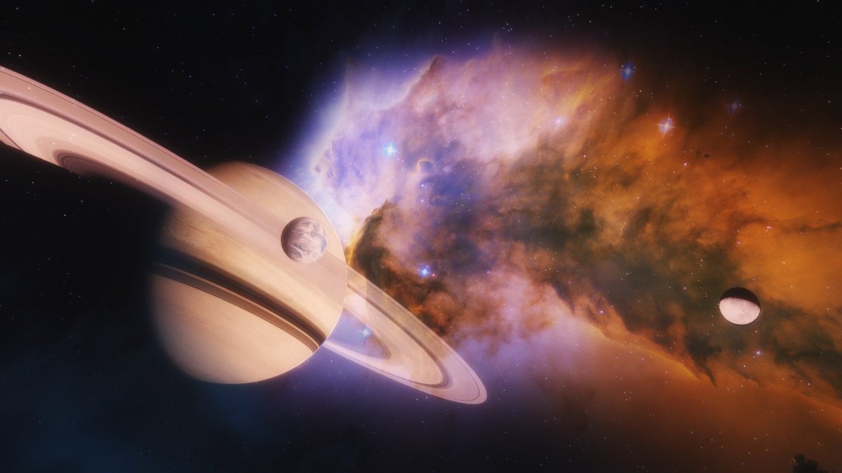 Космос Планета Сатурн