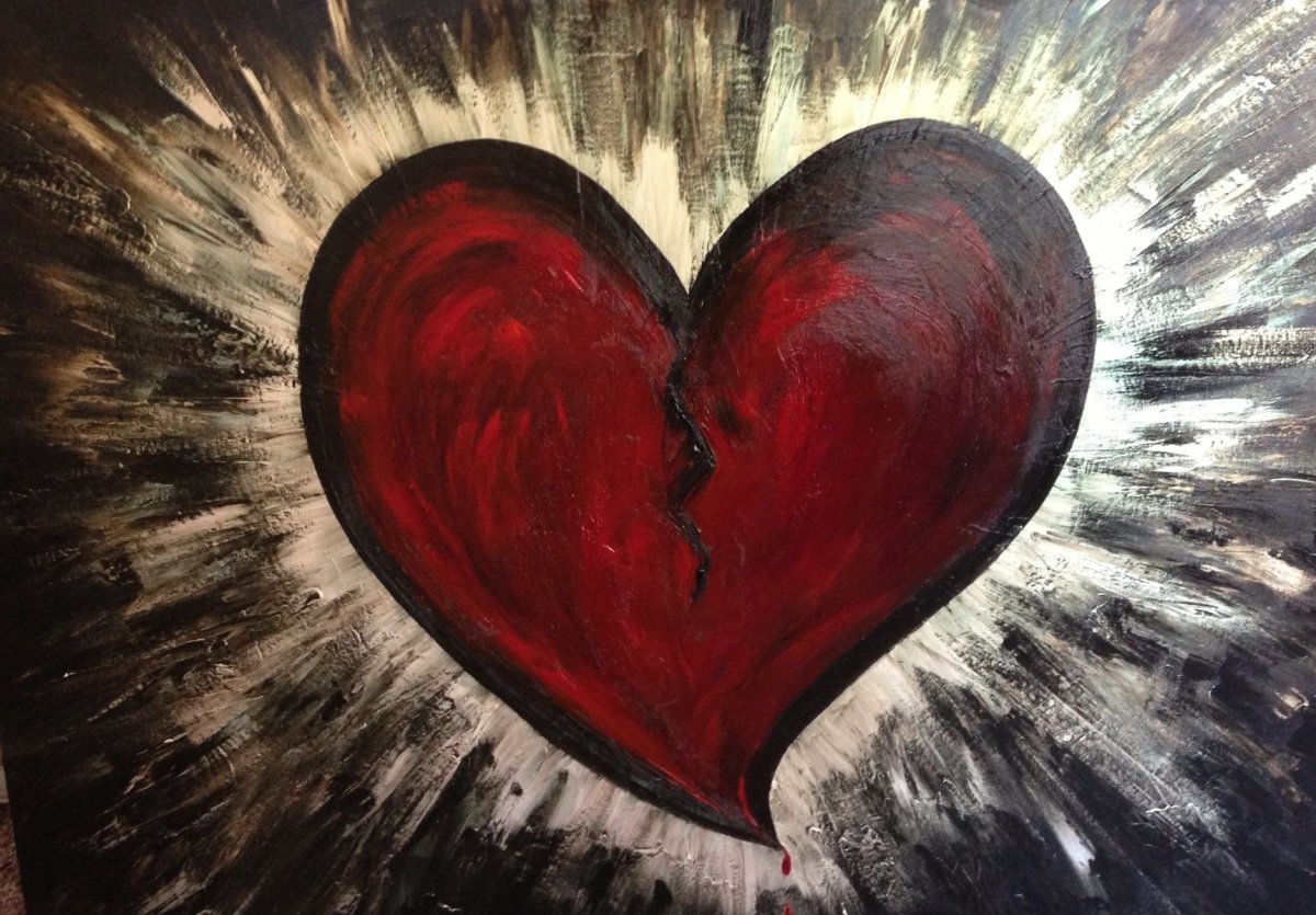 Картина сердечко
