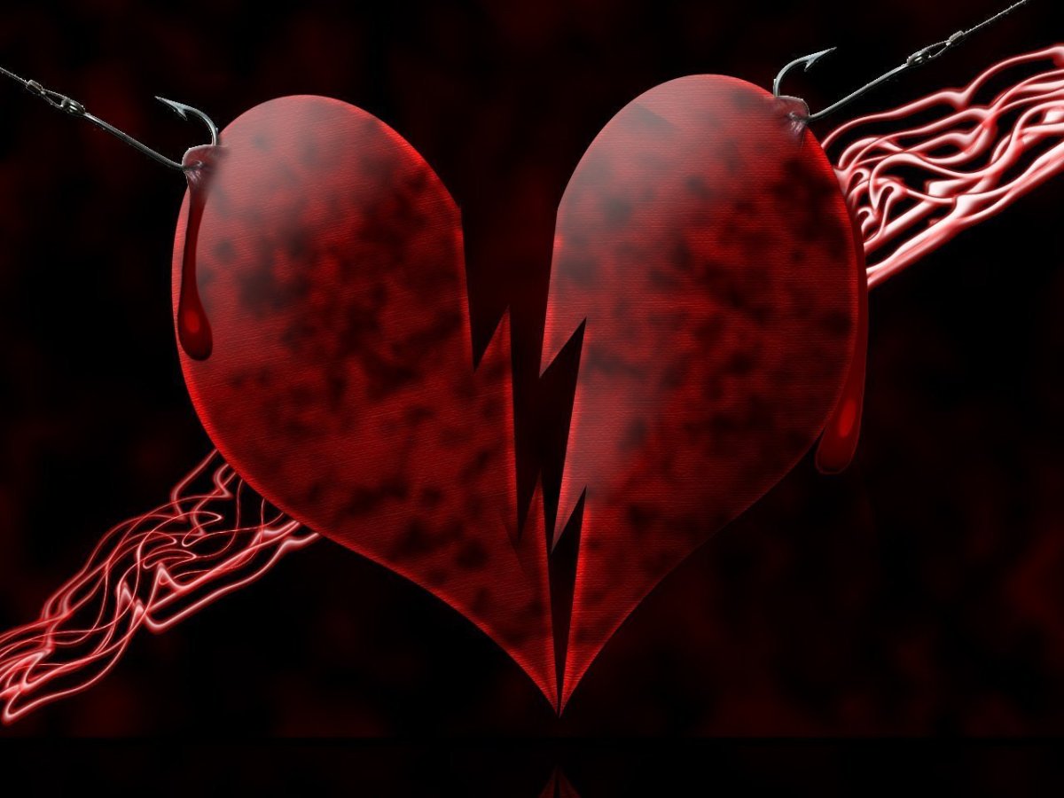 Разбитое сердце грусть