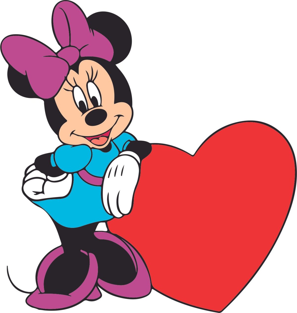 Минни Маус сердце