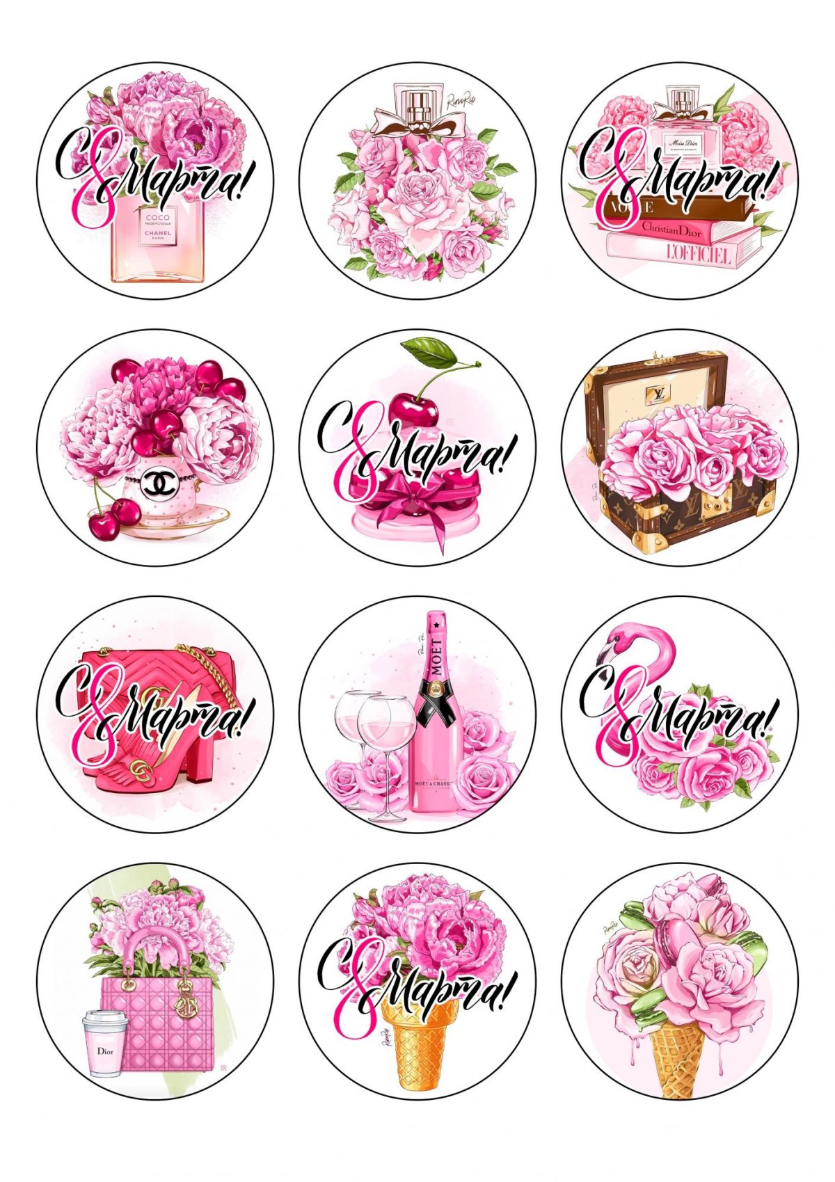 Печать изображений для капкейков