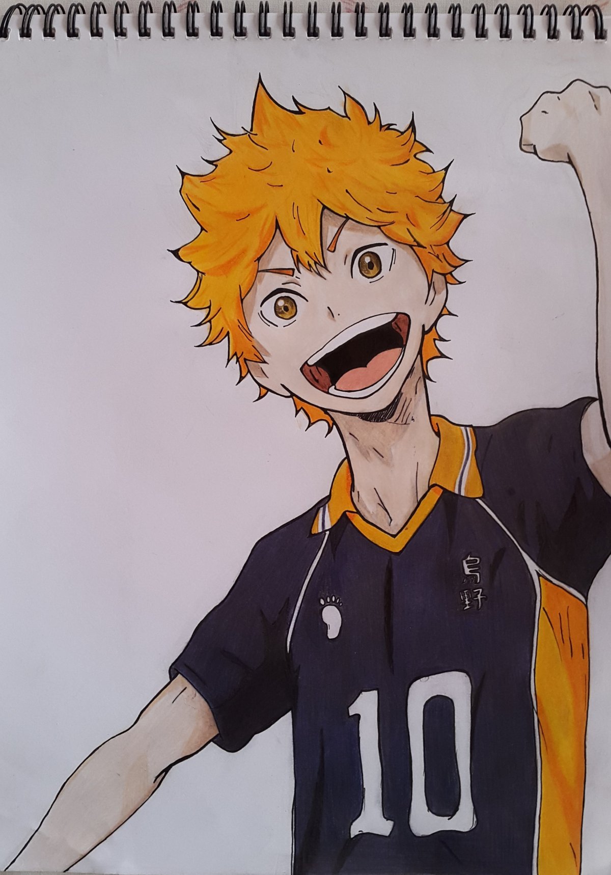 Куроо Тецуро карандашом