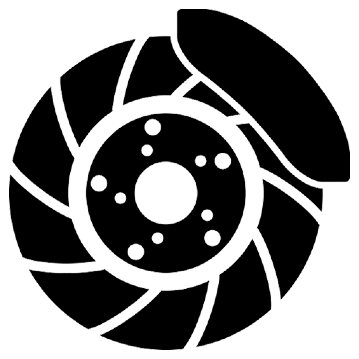 Тормозной диск вектор