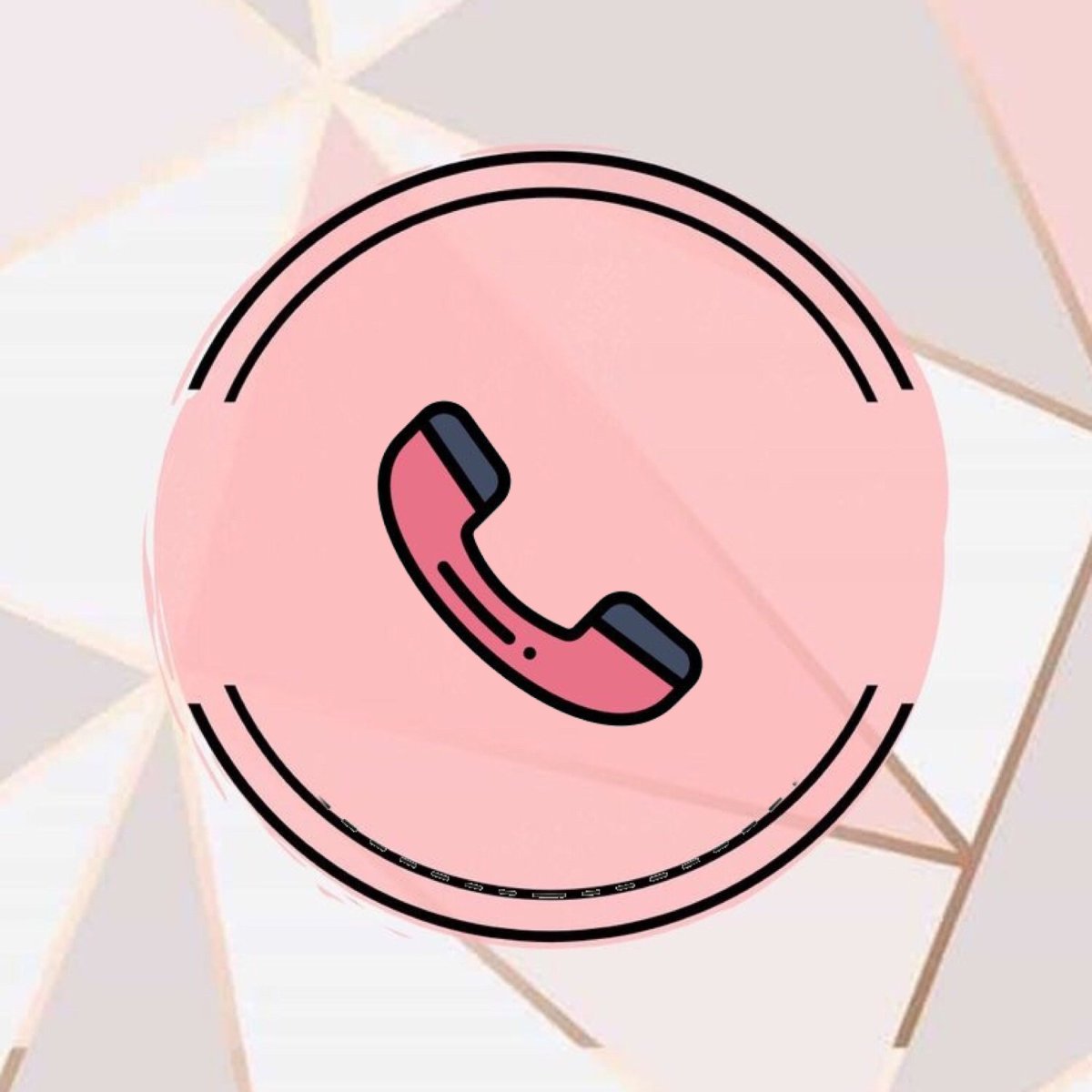 Розовые иконки для приложений