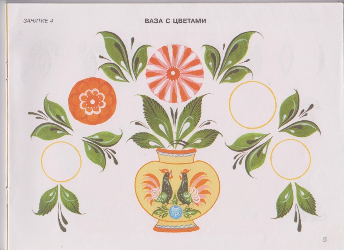 Роспись Городец элементы росписи