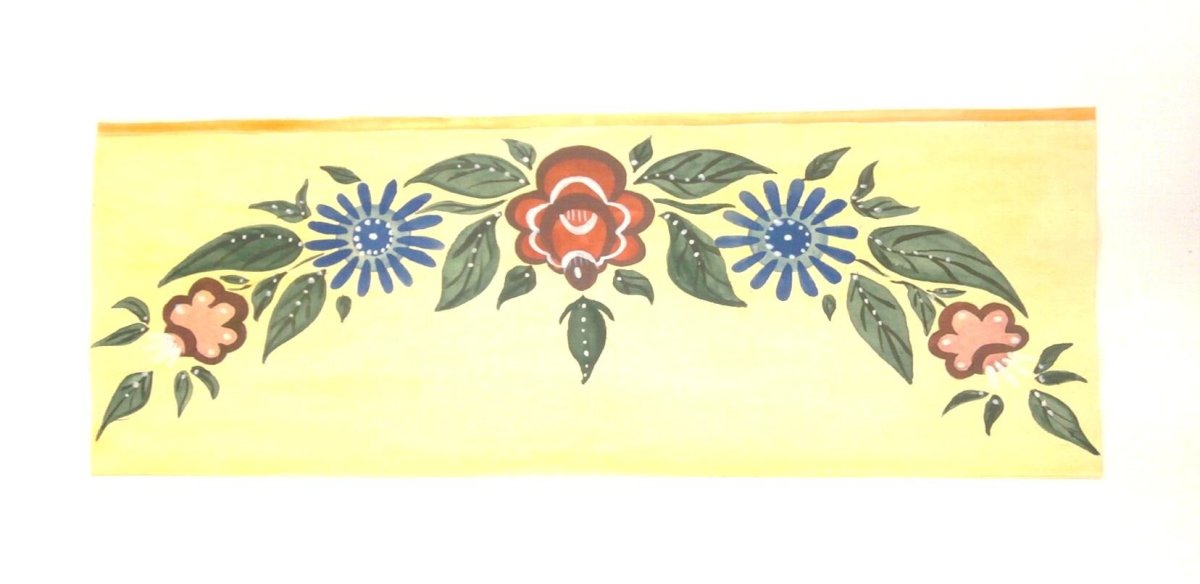 Назовите основные элементы Городецкой росписи