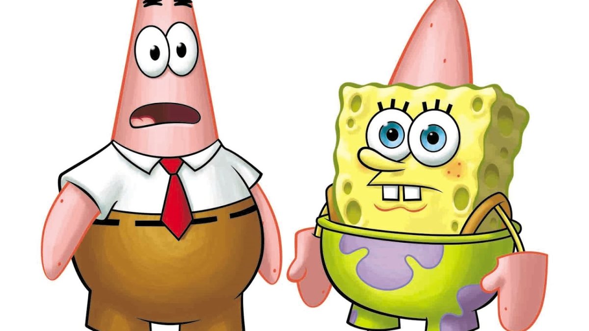 Рисунок гупкобоб и Патрик