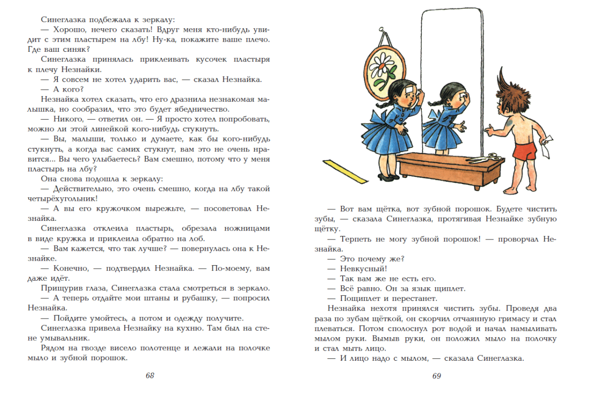 Герои цветочного города Носова Незнайка