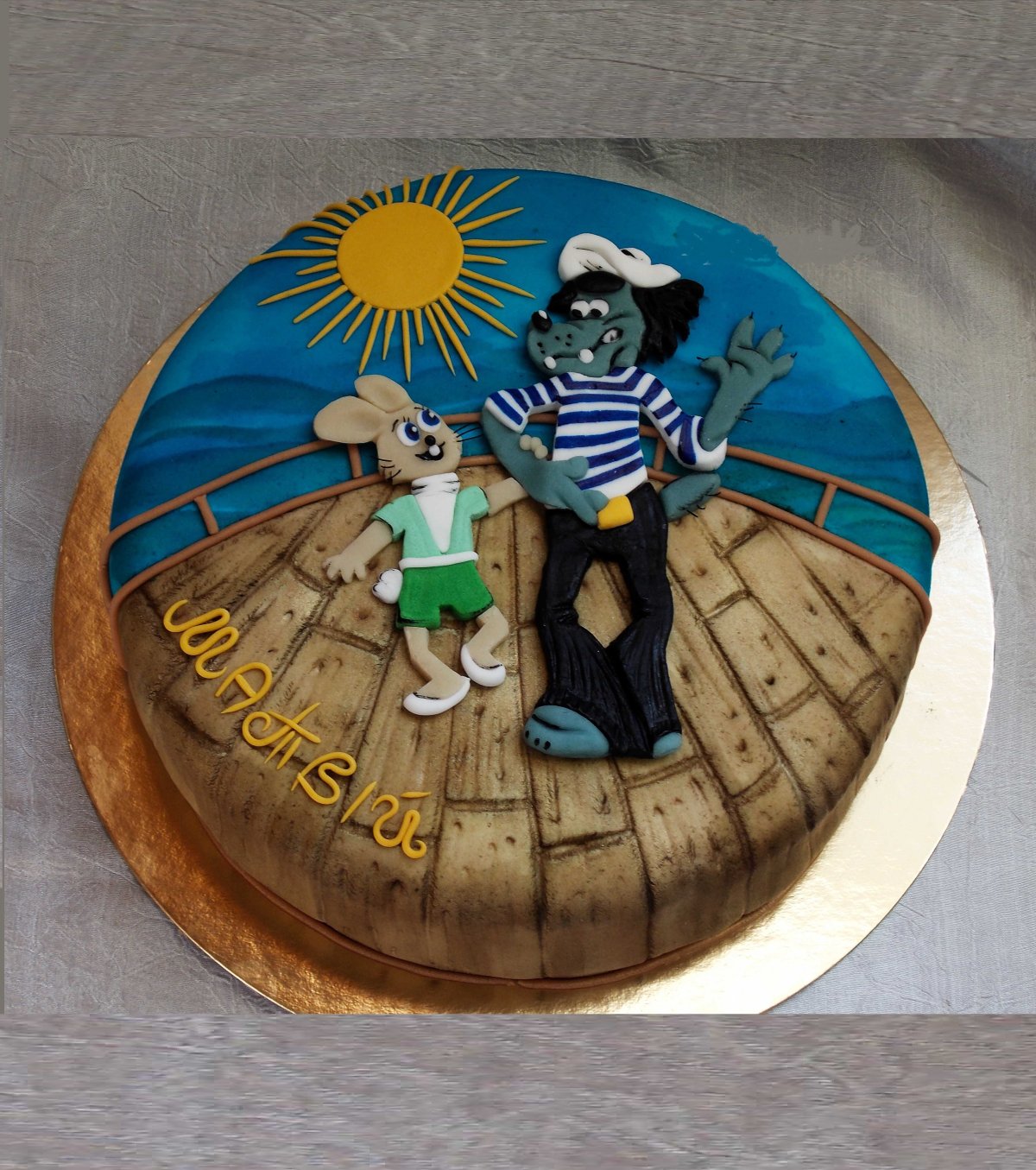 Торт с мамонтенком