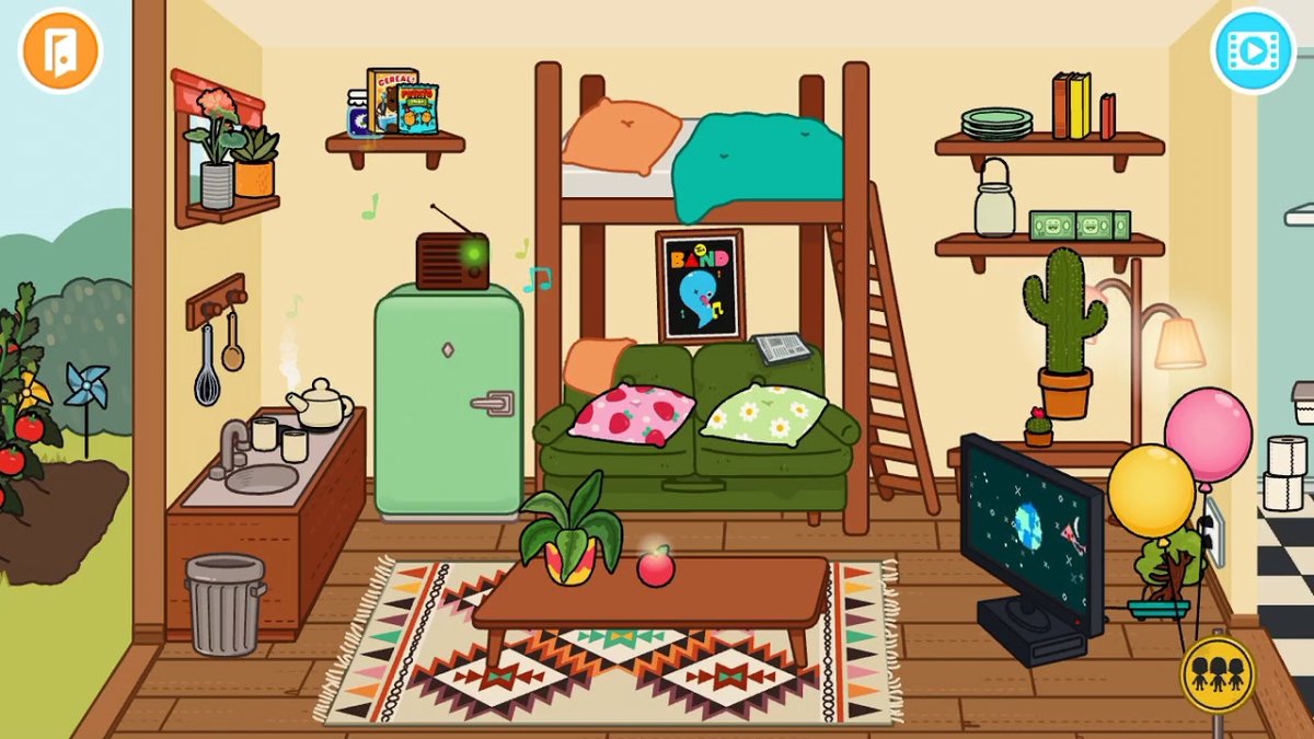 Toca Life World комнаты