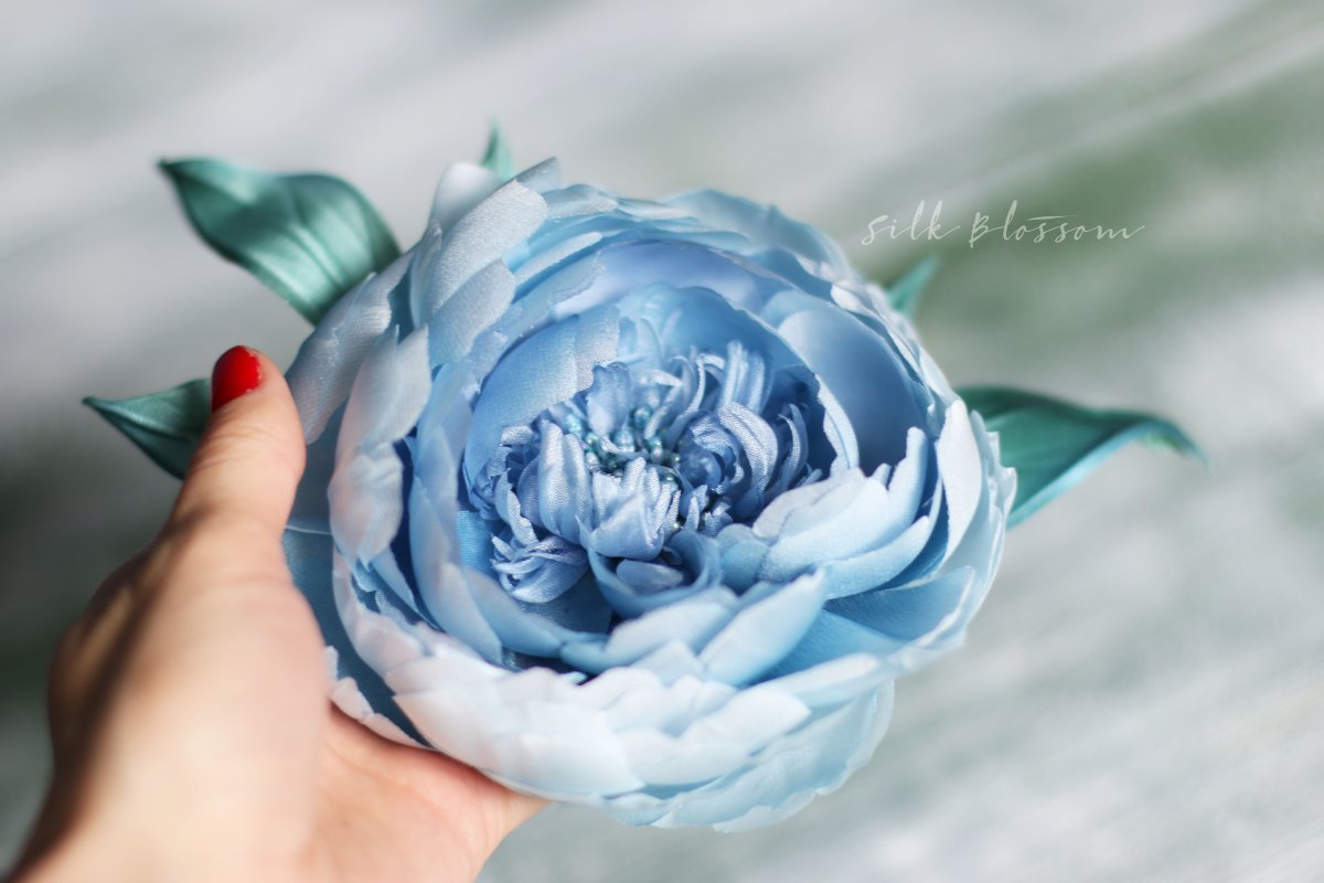 Пион голубой